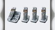 Panasonic KX-TG3034SK Silver Telephone 2.4GHz Digital Cordless Answering System with 4 Handsets