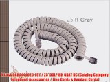 6 Pack GCHA444025-FGY / 25' DOLPHIN GRAY HC (Catalog Category: Telephone Accessories / Line