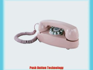 Crosley CR59-PI Princess Phone with Push Button Technology (Pink)