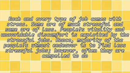 Careers To Skip If You Hate Stress