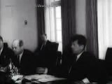 April 27, 1962 - British Prime Minister Harold Macmillan meeting President John F. Kennedy