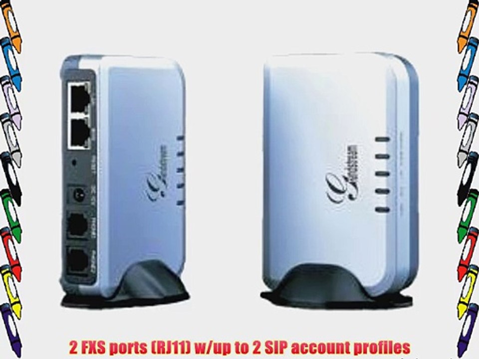 Grandstream HT-502 Dual Port FXS Gateway