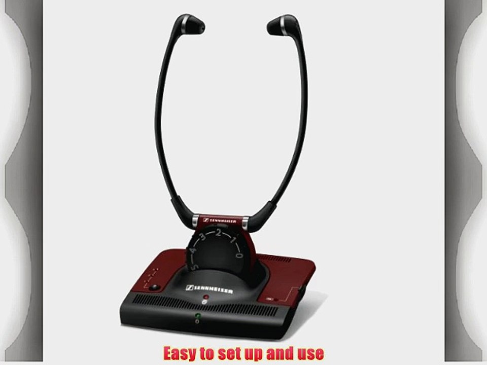 Sennheiser  Set830 TV Wireless Infrared Stereo Assistive Listening System -Brown/Black