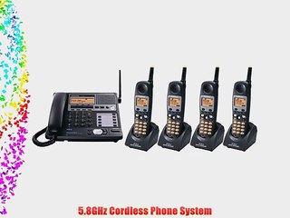 Panasonic KX-TG4500B 1 Handset Corded / 4 Cordless (4 Line)