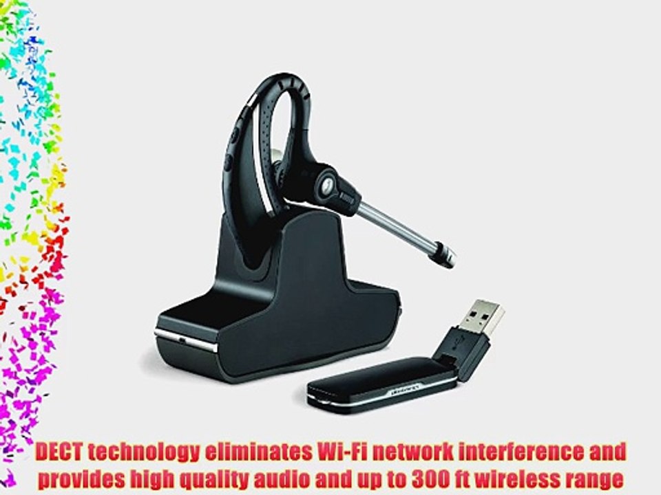 Plantronics Savi W430 Wireless Headset - Silver/Black