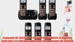 Panasonic KX-TG4733B   3 KX-TGA470B HANDSETS (6 Handsets Total) DECT 6.0 PLUS Digital Cordless