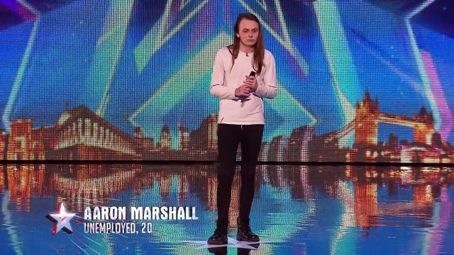 Will rock singer Aaron warm the Judges' hearts? | Britain's Got Talent 2015