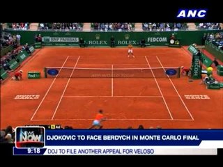 Djokovic to face Berdych in Monte Carlo final