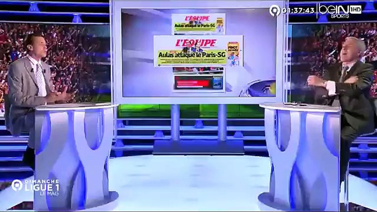 Clash entre Jean-Michel Aulas et Luis Fernandez sur beIN