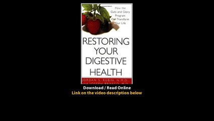 Download Restoring Your Digestive Health How The Guts And Glory Program Can Tra