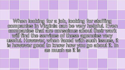 Facts About Staffing Companies In Virginia