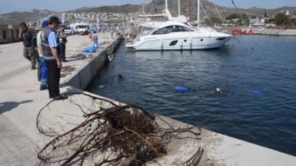 Bodrum Ortakent'te Deniz Dibi Temizliği