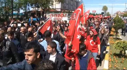 RİZE'DE MHP-HDP GERGİNLİĞİ YAŞANDI