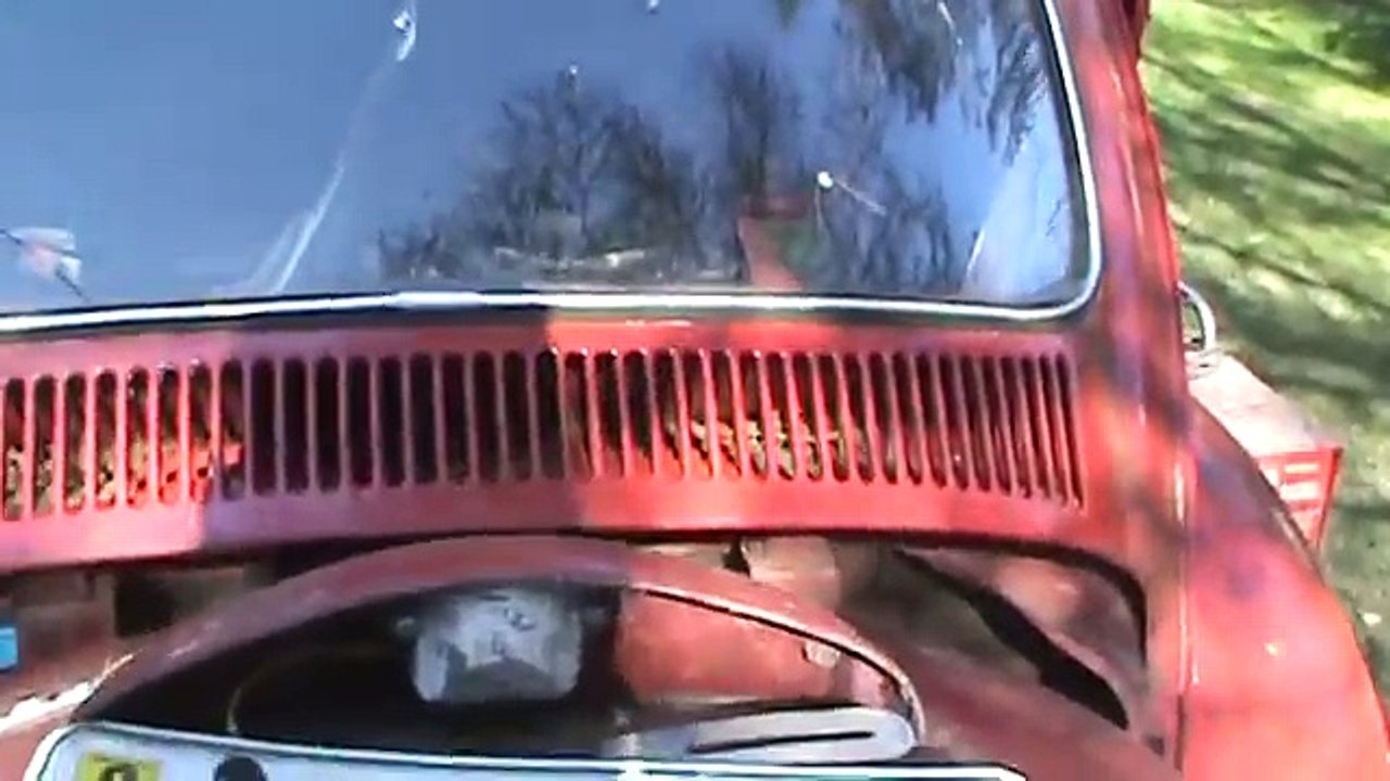 68 vw bug old start cold start