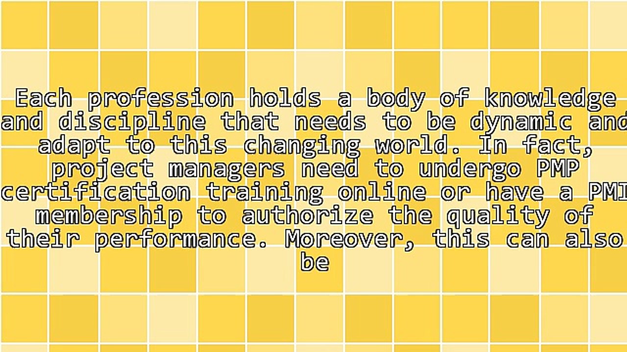 Get A Background On PMP Certification Training Online