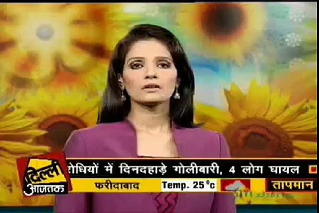 His Holiness the 17th Gyalwa Karmapa Trinley Thaye Dorje on Delhi Aaj Tak September 22, 2011