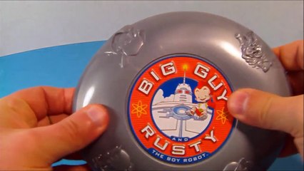 2000 HARDEE'S BIG GUY RUSTY and THE BOY ROBOT COOL KIDS MEAL TOY REVIEW