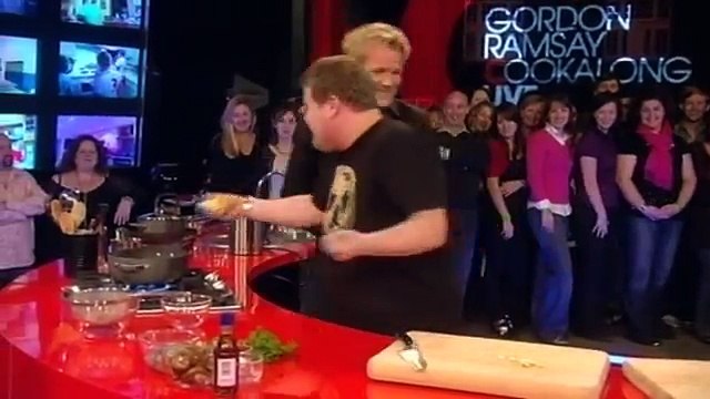 James Corden Tells Gordon Jamie Oliver Taught Him To Cook - Gordon Ramsay