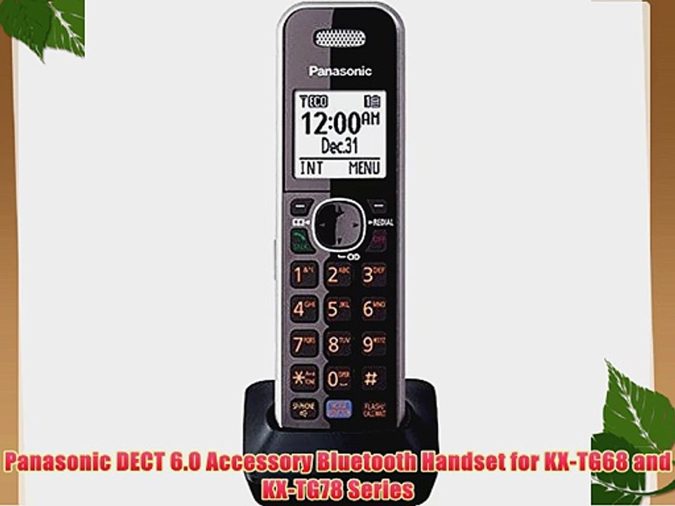 Panasonic DECT 6.0 Accessory Bluetooth Handset for KX-TG68 and KX-TG78 Series