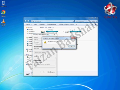 Format Write Protected USB
