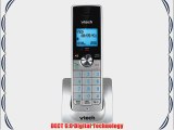 Vtech 6305 DECT 6.0 Cordless Phone Accessory Handset Silver/Black 1 Handset