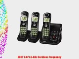 Uniden D1483-3 DECT 6.0 Cordless Phone 3 Handsets Answering Speakerphone Caller ID Wall Mountable