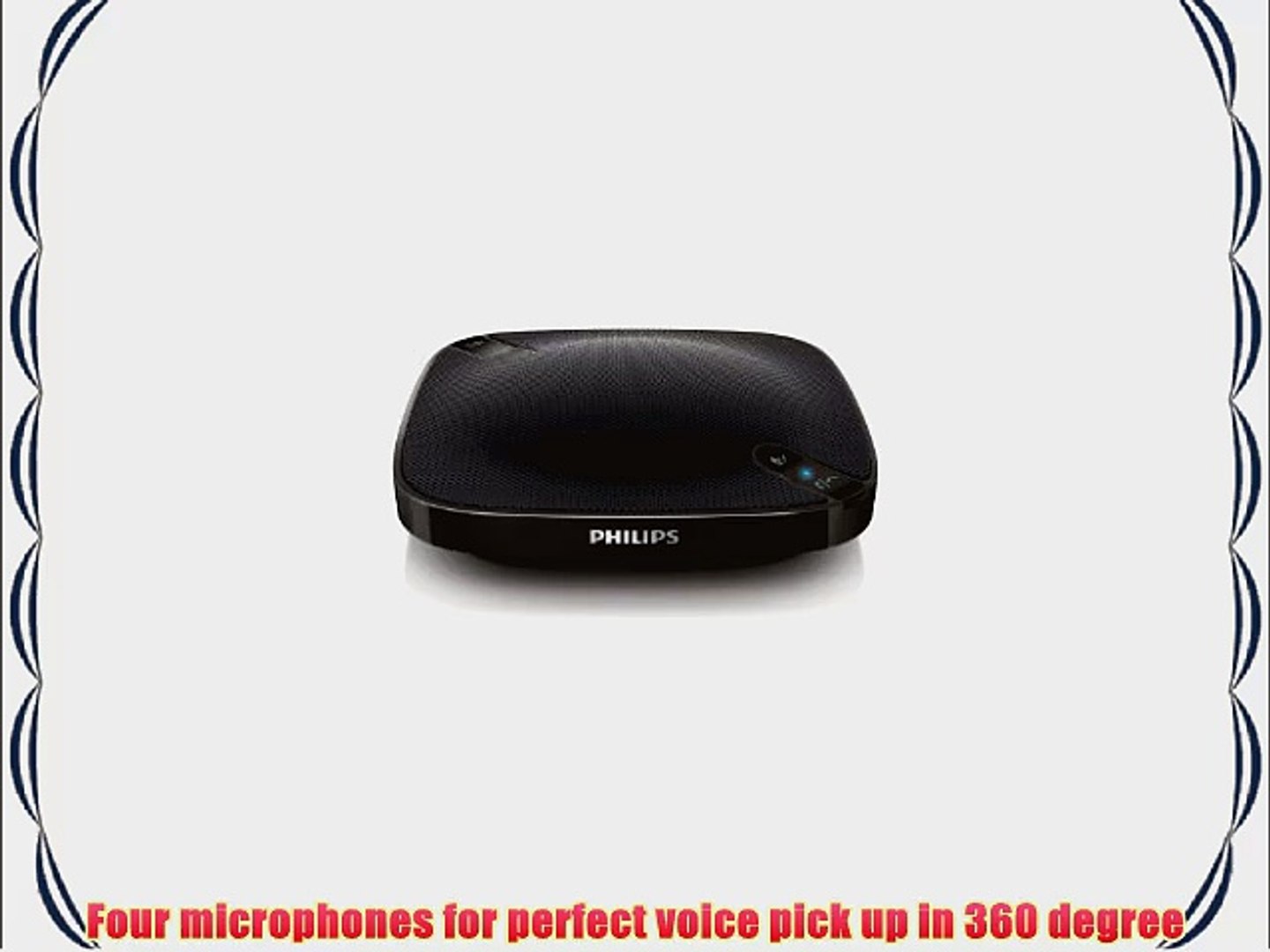 Philips WeCall Bluetooth Conference Speaker Phone AECS7000/37 - video  Dailymotion
