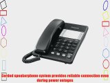 Panasonic KX-TS105B Integrated Business Corded Phone - Black