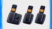 Motorola L703M Dect 6.0 Cordless Phone with 3 Handsets and Digital Answering System