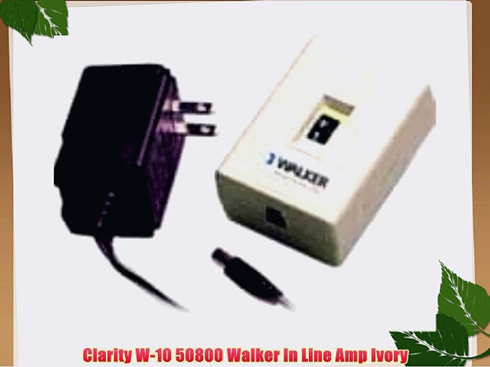 Clarity W-10 50800 Walker In Line Amp Ivory