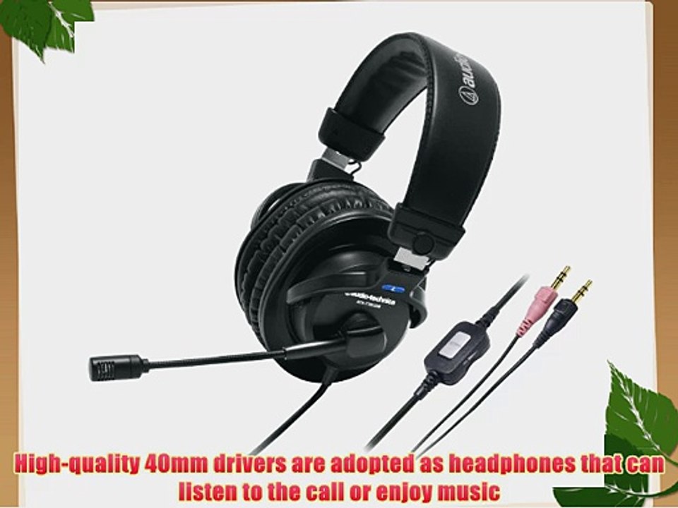 Audio-Technica ATH-770COM Stereo Headset