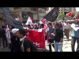 متظاهرو مسيرة «مصطفى محمود» يوزعون استمارات «تمرد»