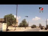 مروحيات الجيش تمشط قرية صلاح الدين بسيناء