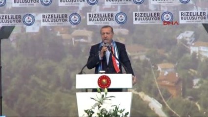 Cumhurbaşkanı Erdoğan Rizeliler Buluşuyor Programında Konuştu
