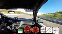 Circuit Dijon-Prenois - Honda Civic Type R, crevaison lente = sortie de piste!