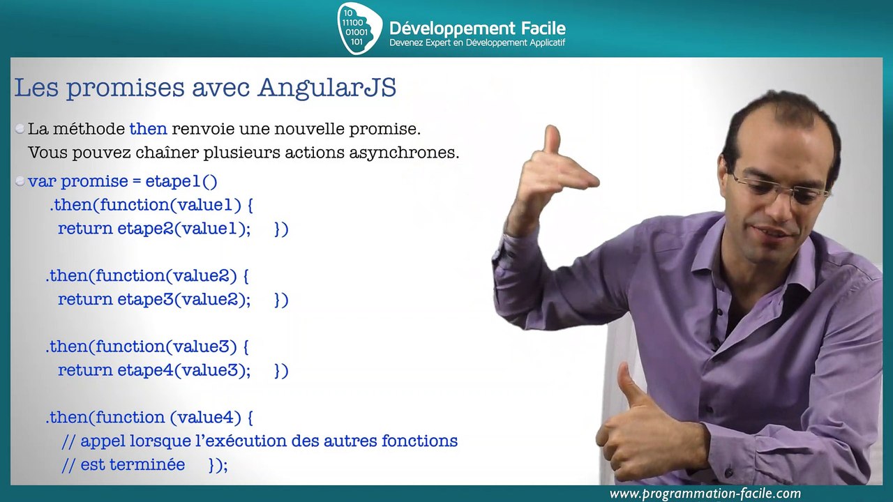 Comment utiliser les promises avec AngularJS, oubliez définitivement ...