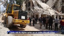 Syrie: quatre élèves tués dans un raid du régime à Alep