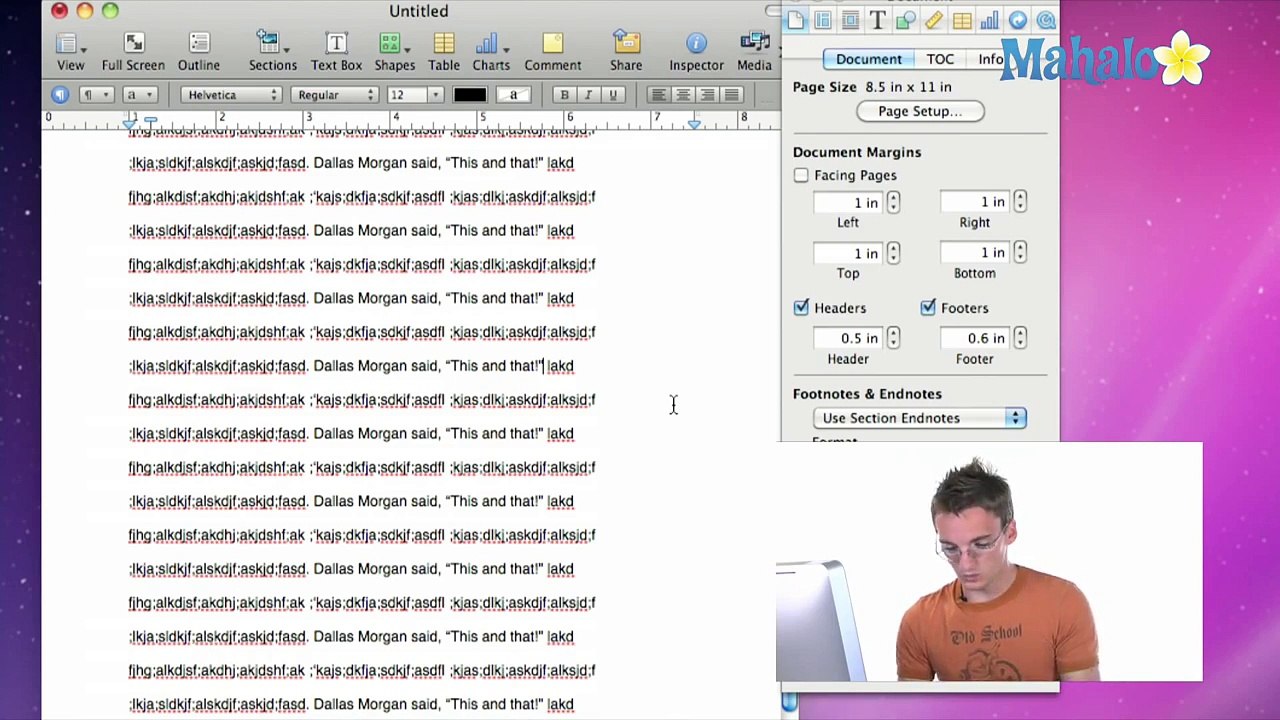 How to Add an Endnote in Apple's Pages video Dailymotion