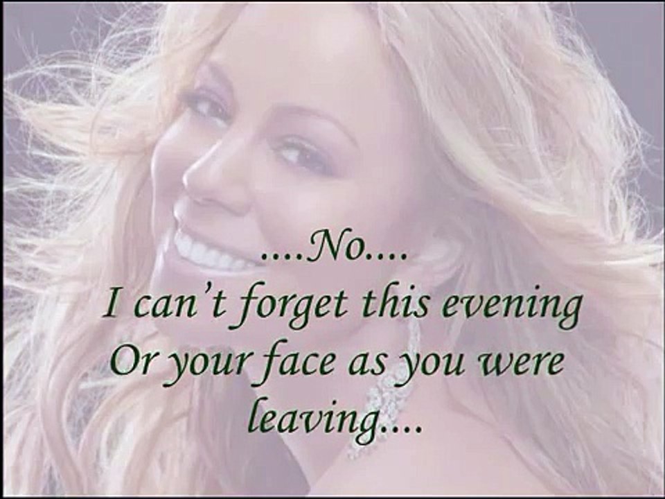 MARIAH CAREY I CAN'T LIVE IF LIVING IS WITHOUT YOU LYRICS video