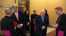 Primera visita de Obama a Francisco: 