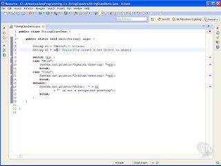 4 Java - The String Class