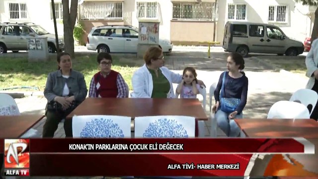 Konak’ın parklarına çocuk eli değecek