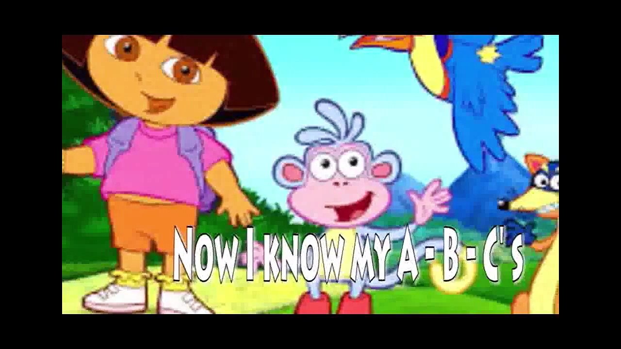 learn alphabet with peppa pig disney frozen Dora the explorer Abc song for children