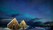 Aurora Borealis (Northern Lights). Time lapses in Norway. Polarlichter. Der Himmel brennt.