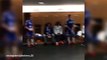 John Terry and team-mates celebrating title in Chelsea changing room