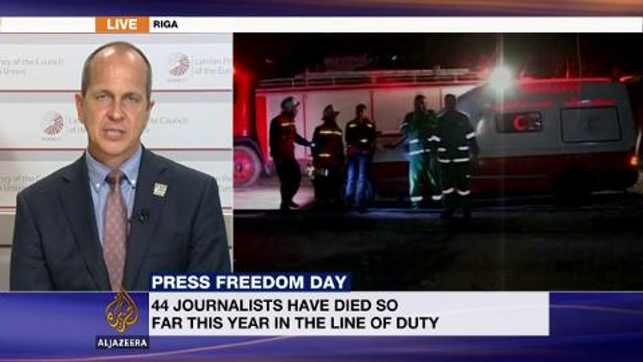 Al Jazeera's Peter Greste discusses World Press Freedom Day