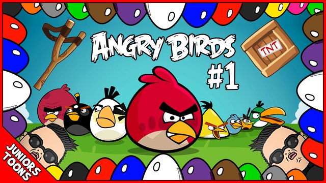 Angry Birds Surprise Eggs Gangnam Style Episode #1 | Juniors toons
