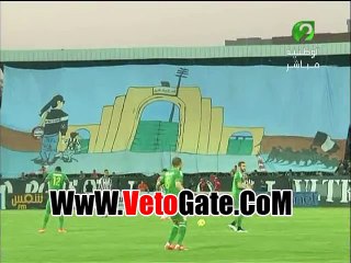 جماهير الصفاقسى تبدع بدخله امام شباب العلمة الجزائرى