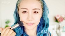 Korean Makeup vs American Makeup Before and After Transformation Tutorial Routine ♥ Wengie