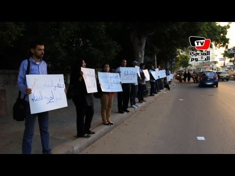متضامنون مع حسن مصطفى: «عايزين قضاء مستقل»